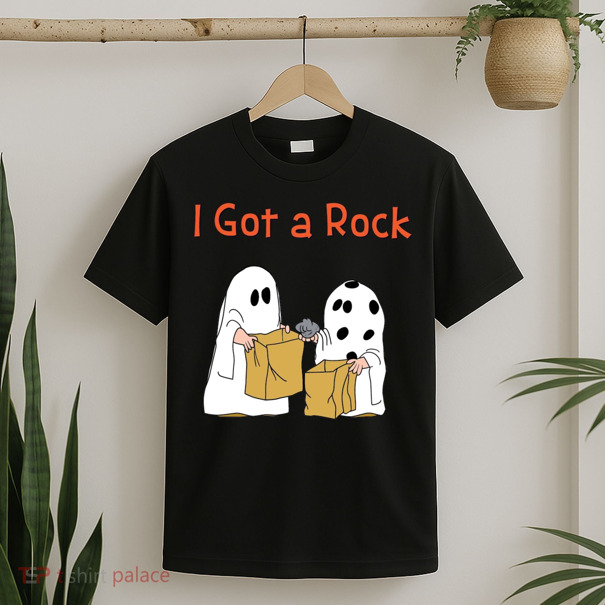 I Got A Rock Lazy Day Halloween Costume Funny Trick Or Treat T-Shirt