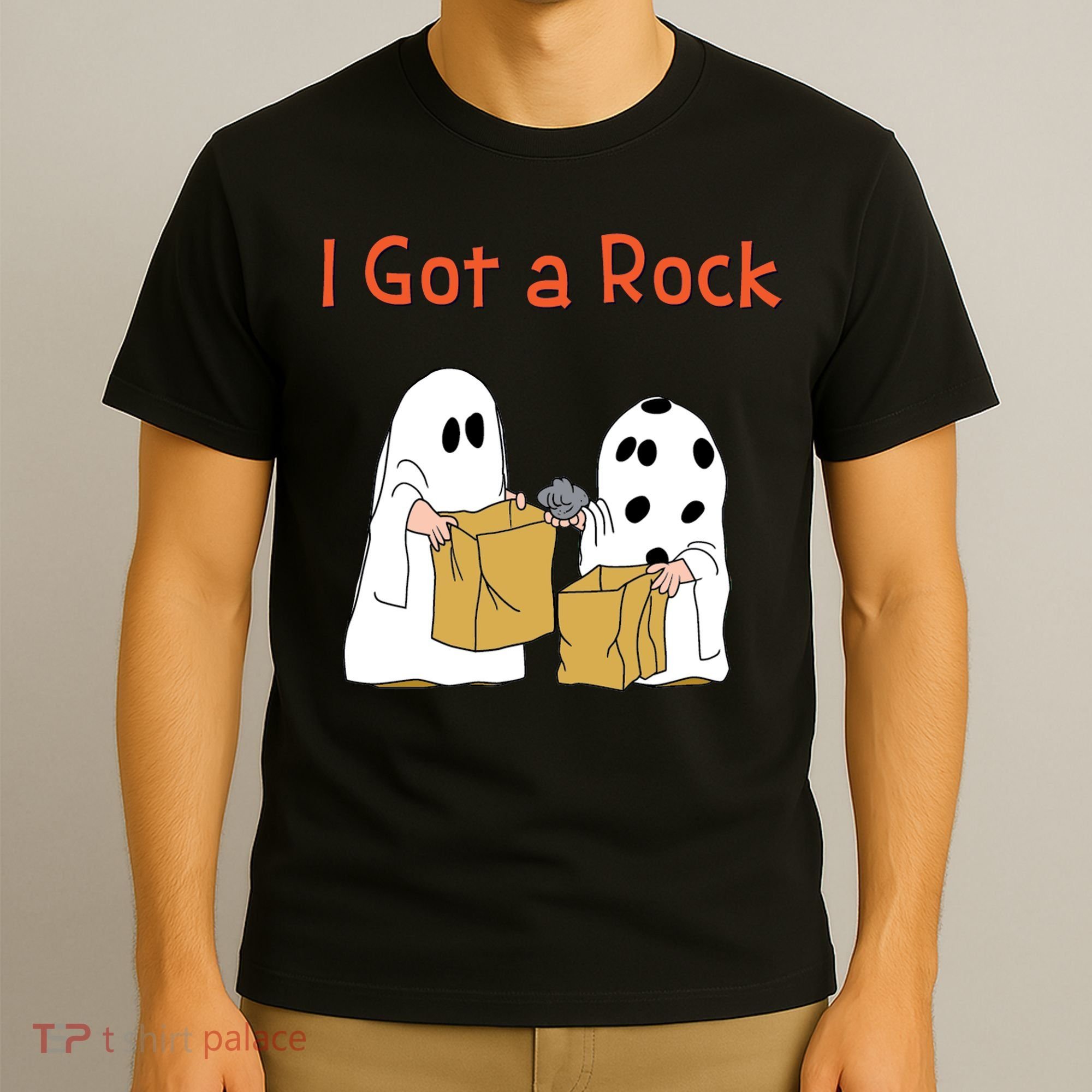 I Got A Rock Lazy Day Halloween Costume Funny Trick Or Treat T-Shirt