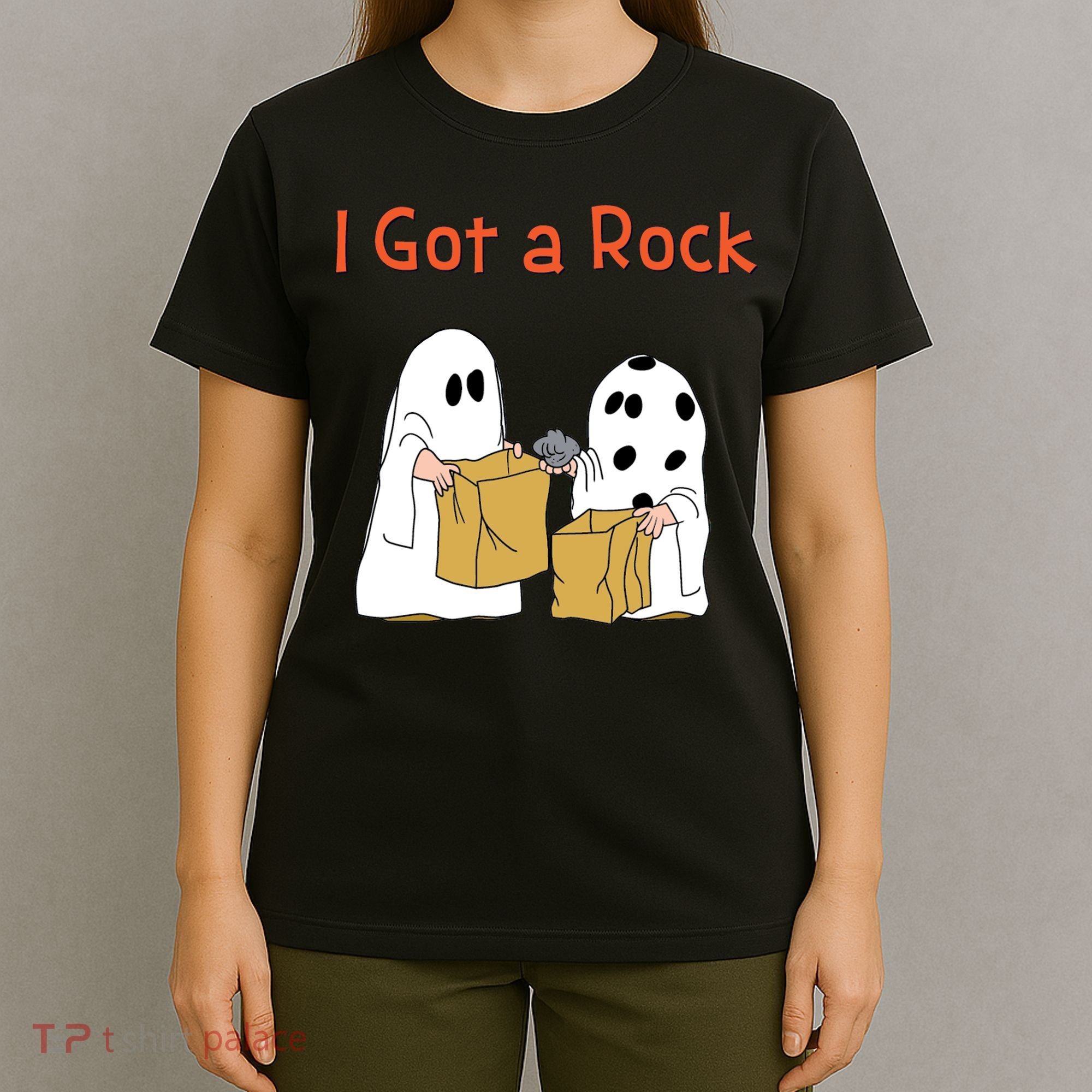 I Got A Rock Lazy Day Halloween Costume Funny Trick Or Treat T-Shirt