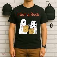 I Got A Rock Lazy Day Halloween Costume Funny Trick Or Treat T-Shirt thumb 6