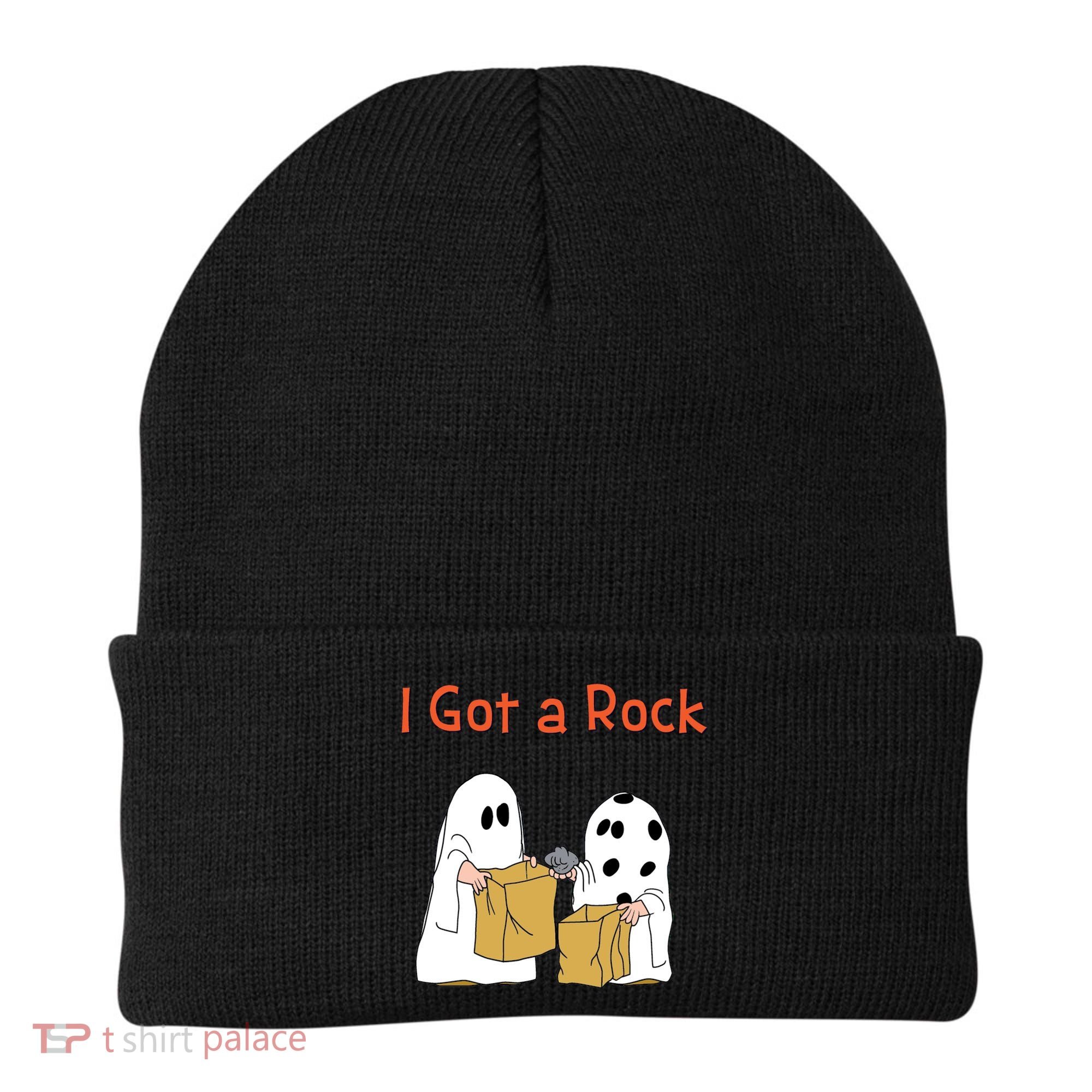 I Got A Rock Lazy Day Halloween Costume Funny Trick Or Treat Beanie
