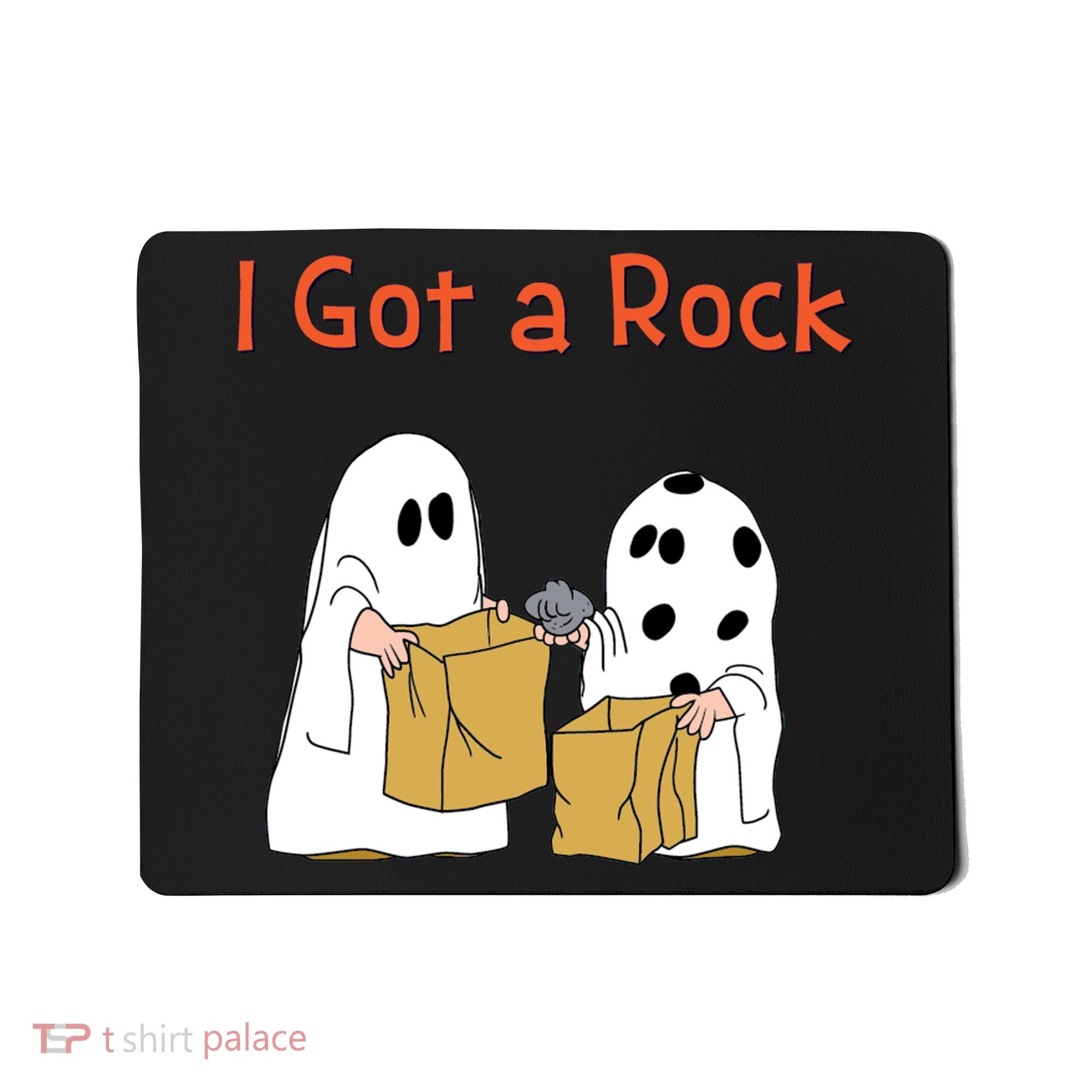 I Got A Rock Lazy Day Halloween Costume Funny Trick Or Treat Mousepad
