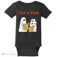 I Got A Rock Lazy Day Halloween Costume Funny Trick Or Treat Baby Bodysuit thumb 0