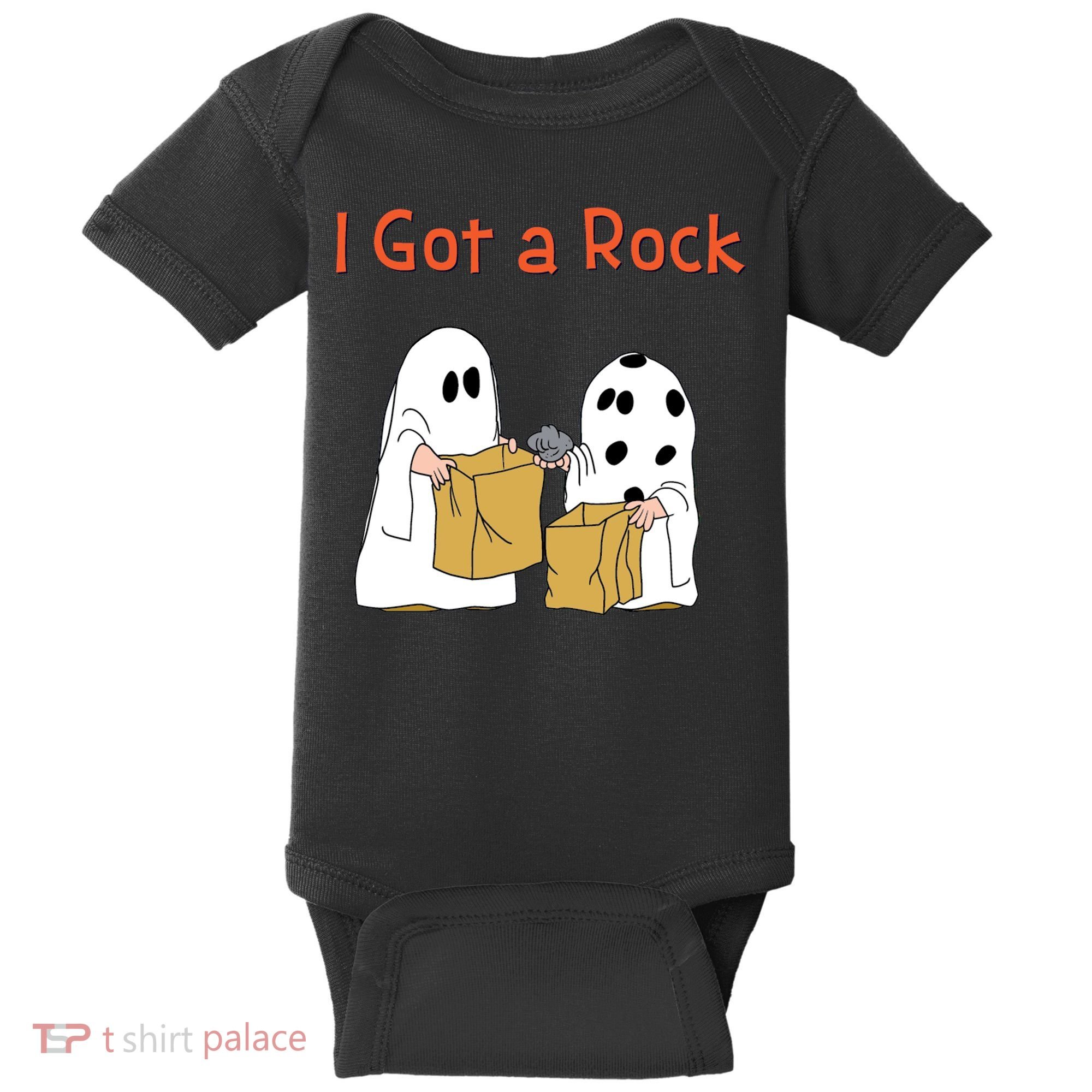 I Got A Rock Lazy Day Halloween Costume Funny Trick Or Treat Baby Bodysuit