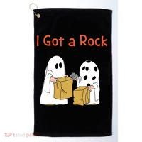 I Got A Rock Lazy Day Halloween Costume Funny Trick Or Treat Golf Towel thumb 0