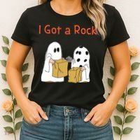I Got A Rock Lazy Day Halloween Costume Funny Trick Or Treat Women's T-Shirt thumb 2