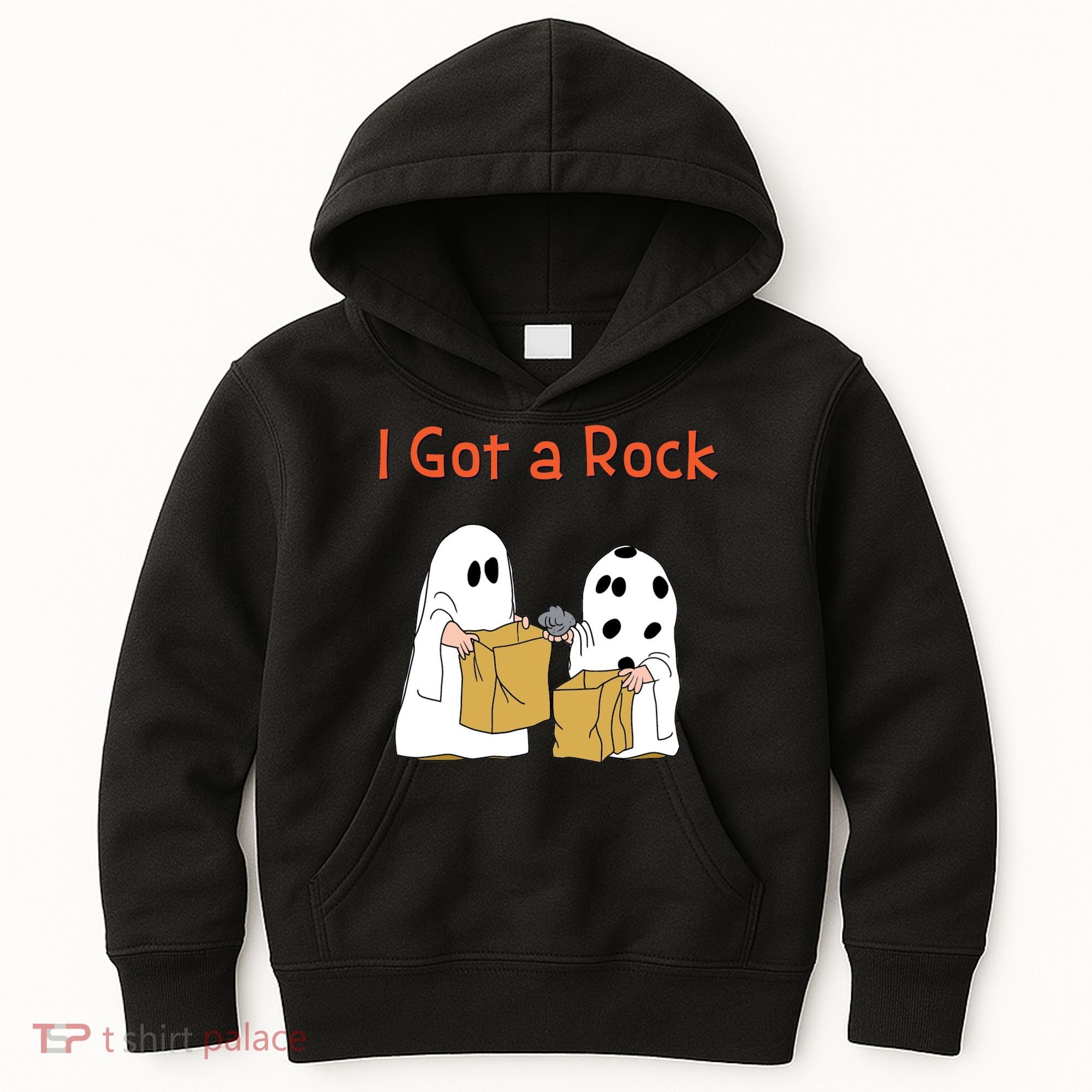 I Got A Rock Lazy Day Halloween Costume Funny Trick Or Treat Kids Hoodie