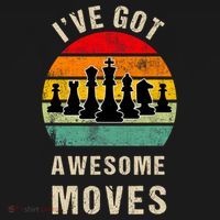 I've Got Awesome Moves Chess Player Funny Chess Player Coaster thumb 2