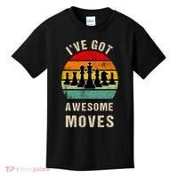I've Got Awesome Moves Chess Player Funny Chess Player Kids T-Shirt thumb 0