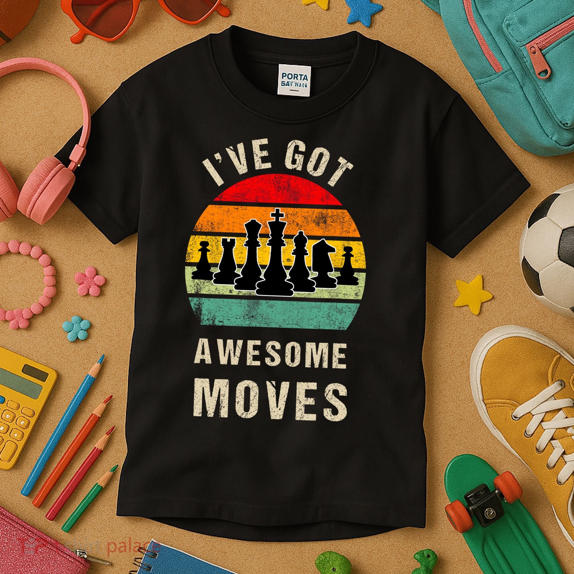 I've Got Awesome Moves Chess Player Funny Chess Player Kids T-Shirt