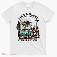 I Got A Heart Like A Truck Western Country Music Cowboy T-Shirt thumb 0