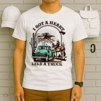 I Got A Heart Like A Truck Western Country Music Cowboy T-Shirt thumb 6