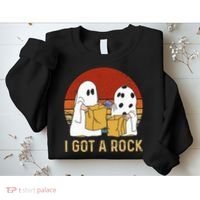 I Got A Rock Halloween Trick Or Treat Ghost Sweatshirt thumb 2