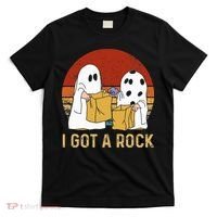 I Got A Rock Halloween Trick Or Treat Ghost T-Shirt thumb 0