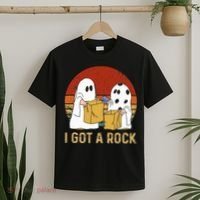 I Got A Rock Halloween Trick Or Treat Ghost T-Shirt thumb 2