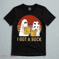I Got A Rock Halloween Trick Or Treat Ghost T-Shirt thumb 5