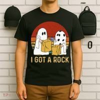 I Got A Rock Halloween Trick Or Treat Ghost T-Shirt thumb 6