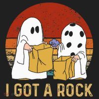 I Got A Rock Halloween Trick Or Treat Ghost Hat thumb 2