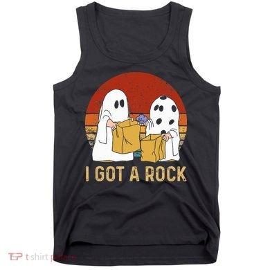I Got A Rock Halloween Trick Or Treat Ghost Tank Top
