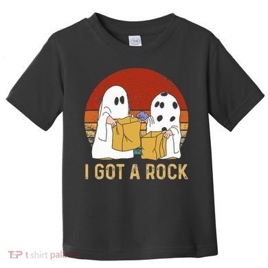 I Got A Rock Halloween Trick Or Treat Ghost Toddler T-Shirt