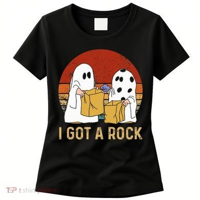 I Got A Rock Halloween Trick Or Treat Ghost Women's T-Shirt