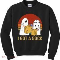I Got A Rock Halloween Trick Or Treat Ghost Kids Sweatshirt thumb 0