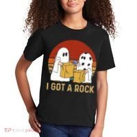 I Got A Rock Halloween Trick Or Treat Ghost Kids T-Shirt thumb 2