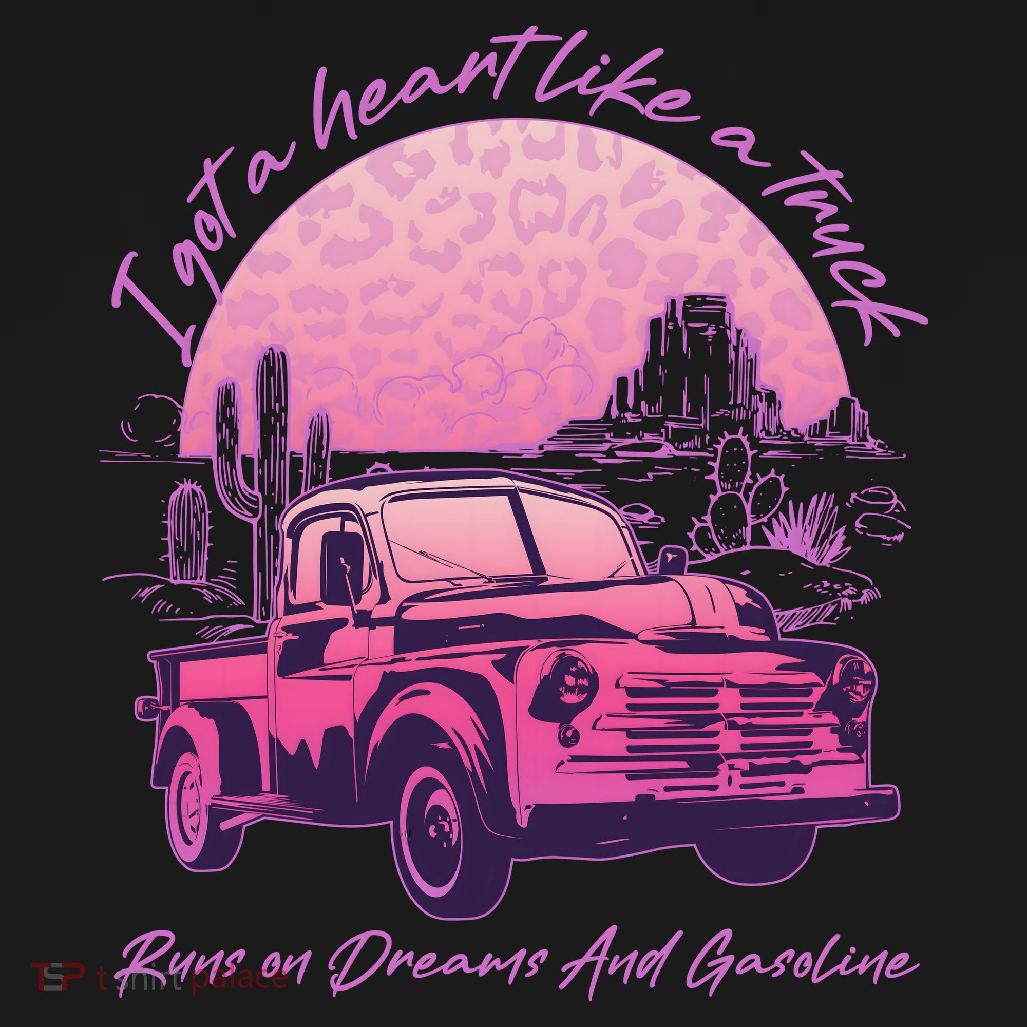 I Got A Heart Like A Truck Runs On Dreams And Gasoline Women's Tank Top