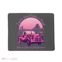 I Got A Heart Like A Truck Runs On Dreams And Gasoline Mousepad thumb 0