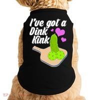 I've Got A Dink Kink Pickle Ball Doggie Tank thumb 0