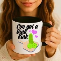I've Got A Dink Kink Pickle Ball Coffee Mug thumb 3