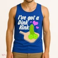 I've Got A Dink Kink Pickle Ball Tank Top thumb 3