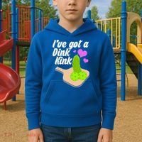 I've Got A Dink Kink Pickle Ball Kids Hoodie thumb 2