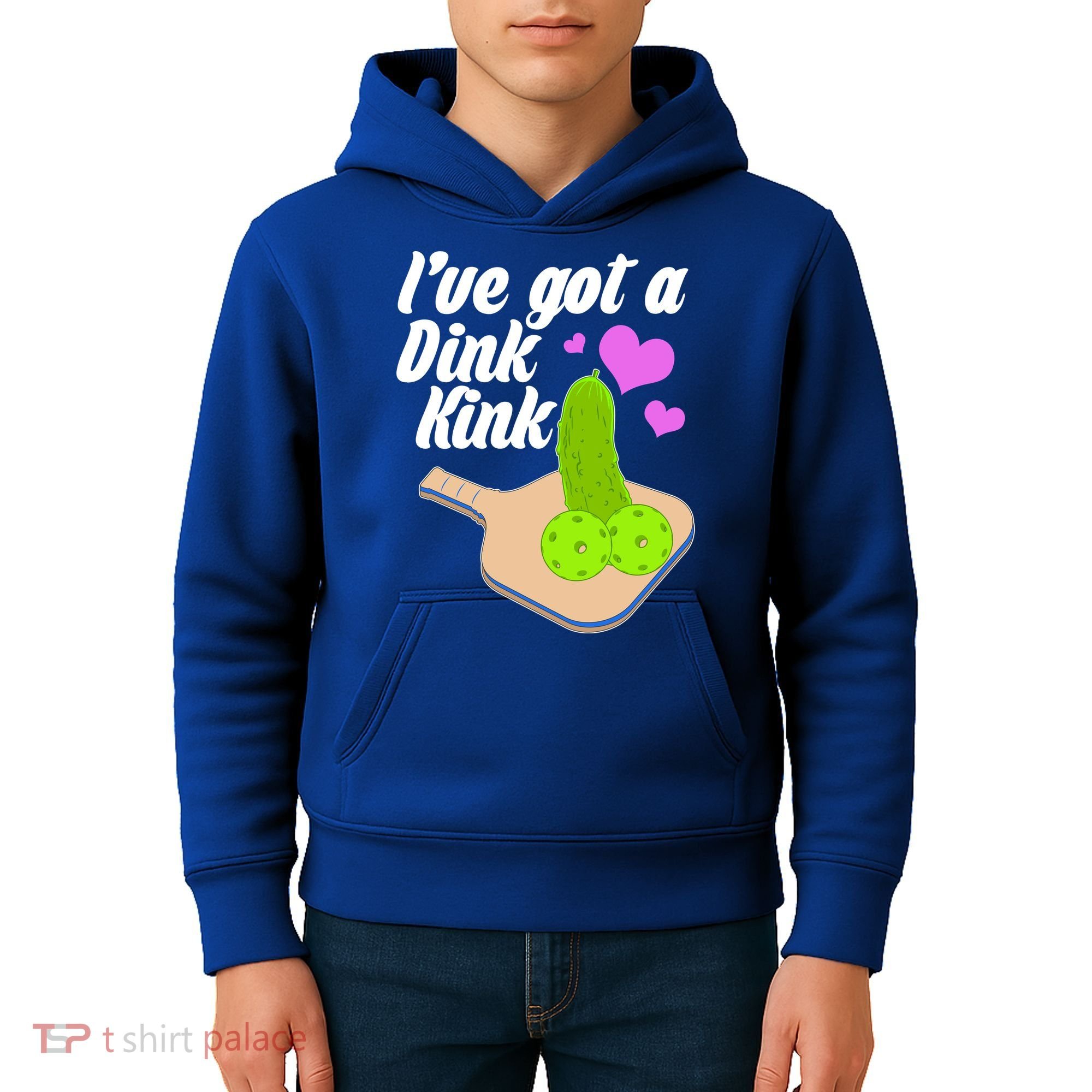 I've Got A Dink Kink Pickle Ball Kids Hoodie