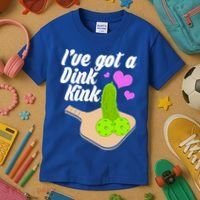 I've Got A Dink Kink Pickle Ball Kids T-Shirt thumb 3