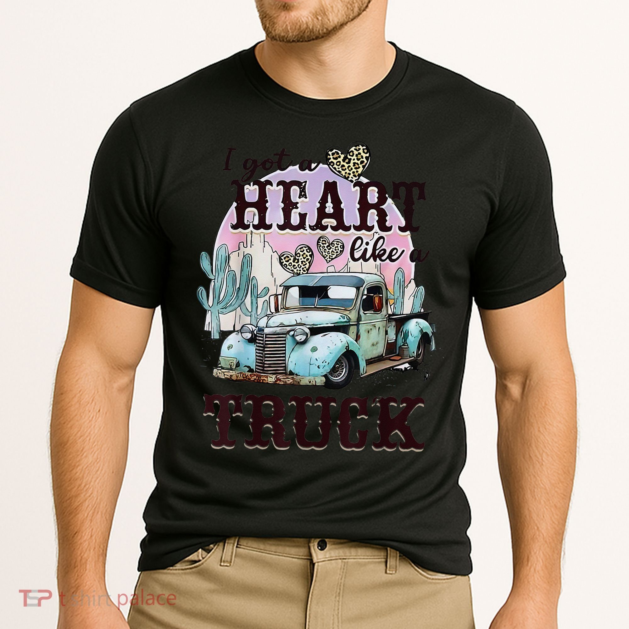I Got A Heart Like A Truck Runs On Dreams Cooling Performance Crew T-Shirt