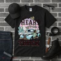 I Got A Heart Like A Truck Runs On Dreams Tall T-Shirt thumb 3