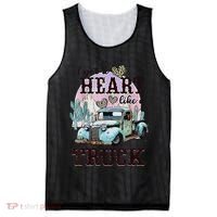 I Got A Heart Like A Truck Runs On Dreams Mesh Reversible Basketball Jersey Tank thumb 0