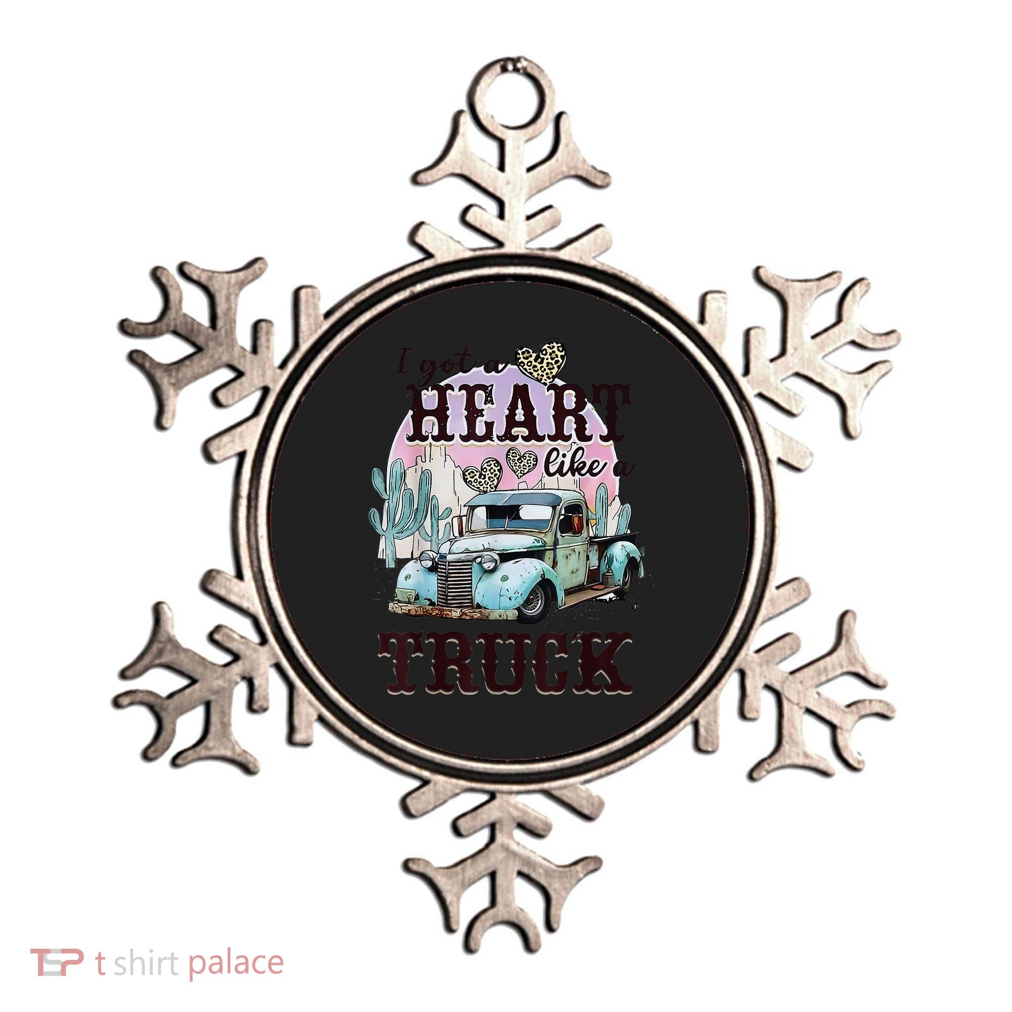 I Got A Heart Like A Truck Runs On Dreams Ornament
