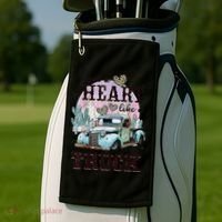 I Got A Heart Like A Truck Runs On Dreams Golf Towel thumb 2
