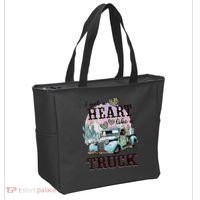 I Got A Heart Like A Truck Runs On Dreams Tote Bag thumb 2