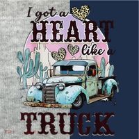 I Got A Heart Like A Truck Runs On Dreams Kids Colorblock Raglan Jersey thumb 2