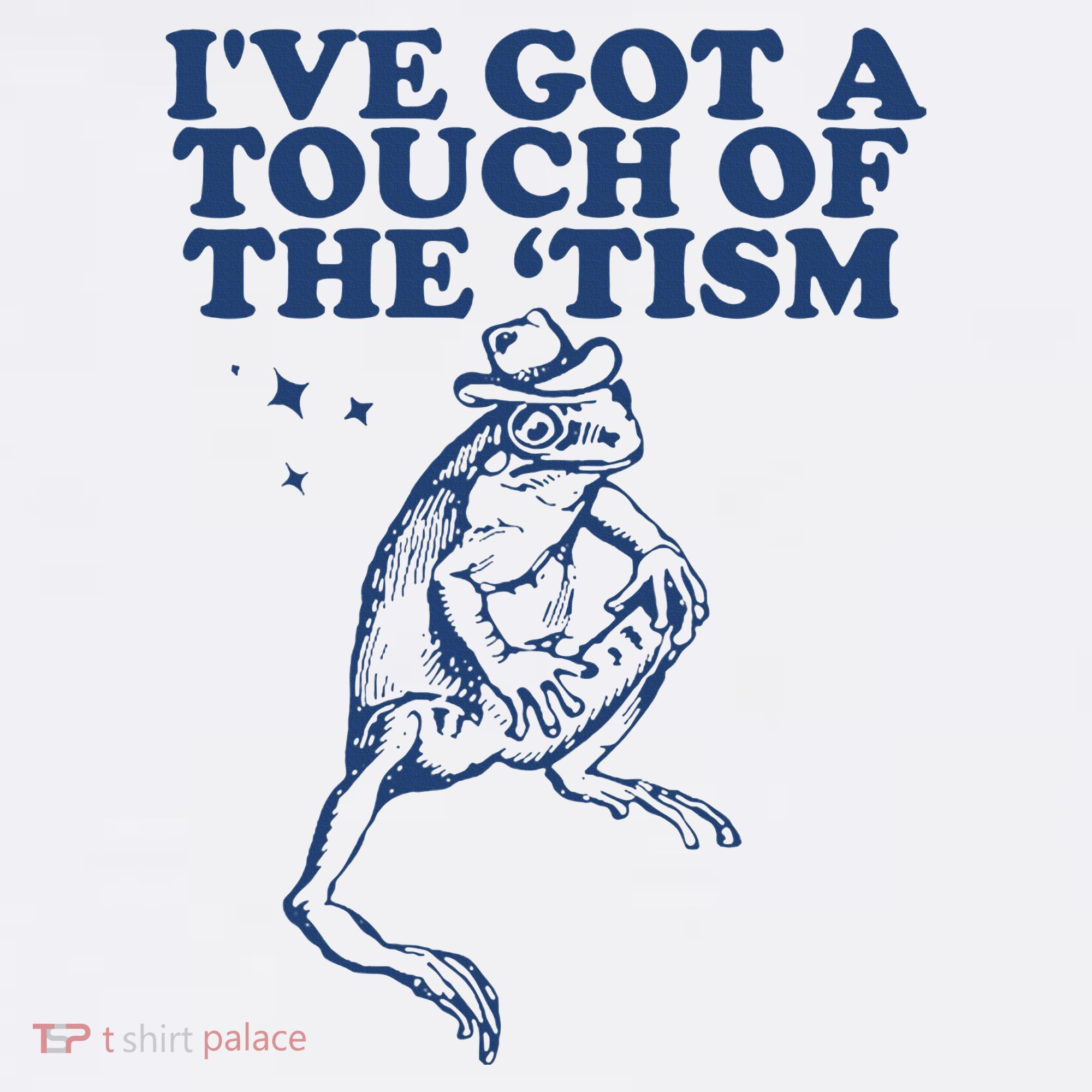 IVe Got A Touch Of The Tism Vintage Retro Funny Frog T-Shirt