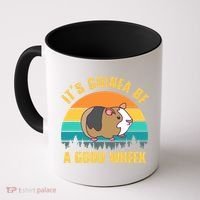 ItS Guinea Be A Good Wheek Guinea Pig Piggy Gift Coffee Mug thumb 0