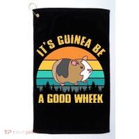ItS Guinea Be A Good Wheek Guinea Pig Piggy Gift Golf Towel thumb 0