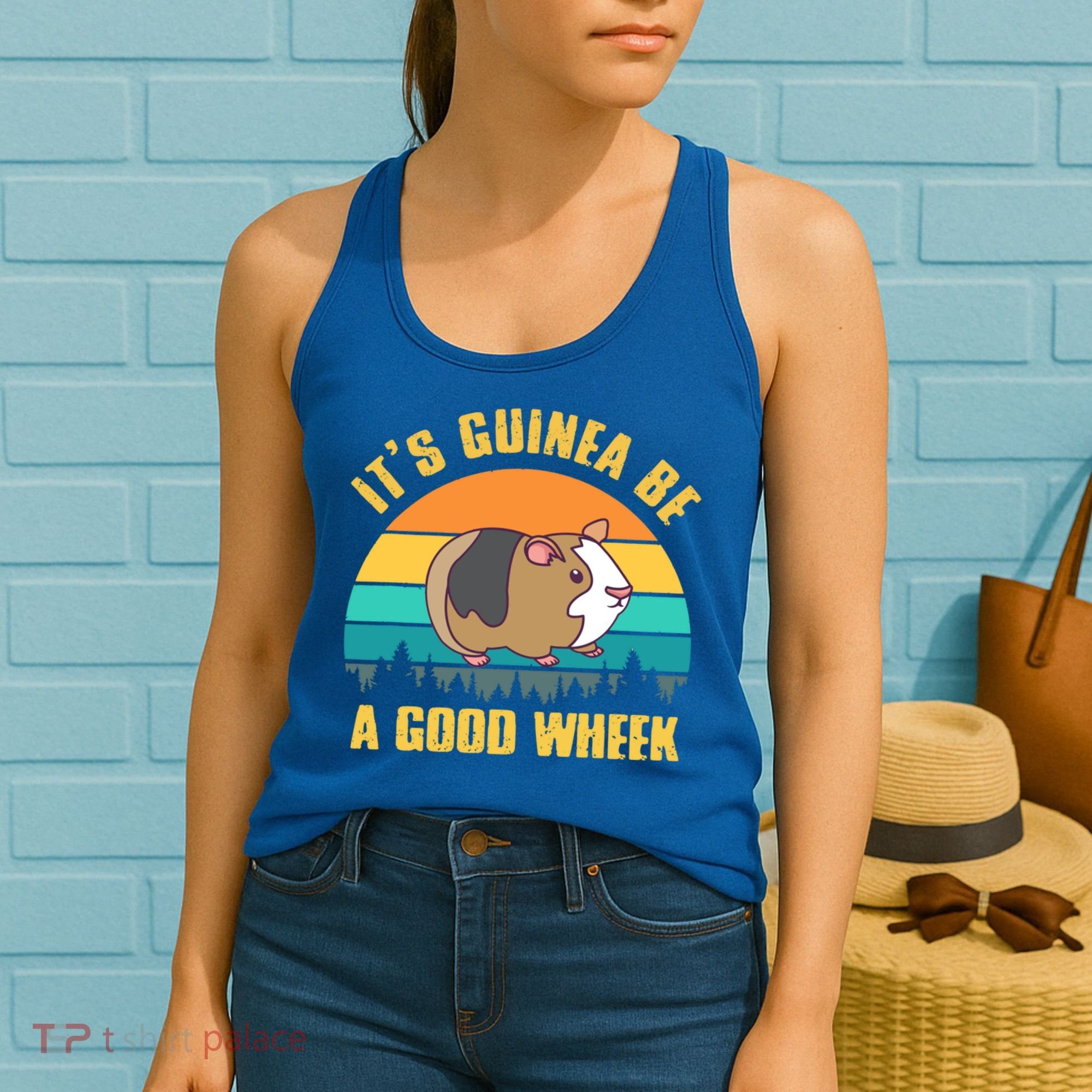 ItS Guinea Be A Good Wheek Guinea Pig Piggy Gift Women's Tank Top