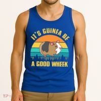 ItS Guinea Be A Good Wheek Guinea Pig Piggy Gift Tank Top thumb 3