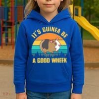 ItS Guinea Be A Good Wheek Guinea Pig Piggy Gift Kids Hoodie thumb 3