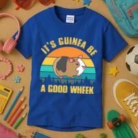 ItS Guinea Be A Good Wheek Guinea Pig Piggy Gift Kids T-Shirt thumb 3