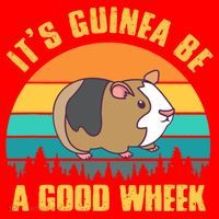 ItS Guinea Be A Good Wheek Guinea Pig Piggy Gift Santa Hat thumb 1